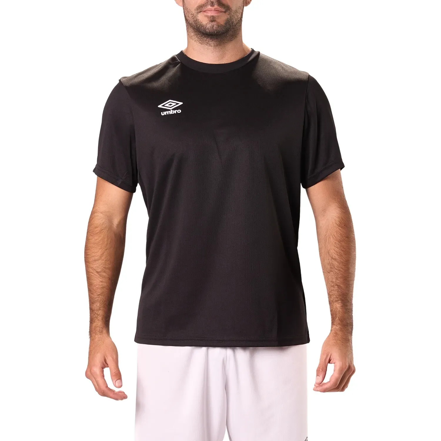 Polo Umbro Manga Corta Deportivo Hombre Teamwear Jersey Ss- Adult color negro | Platanitos