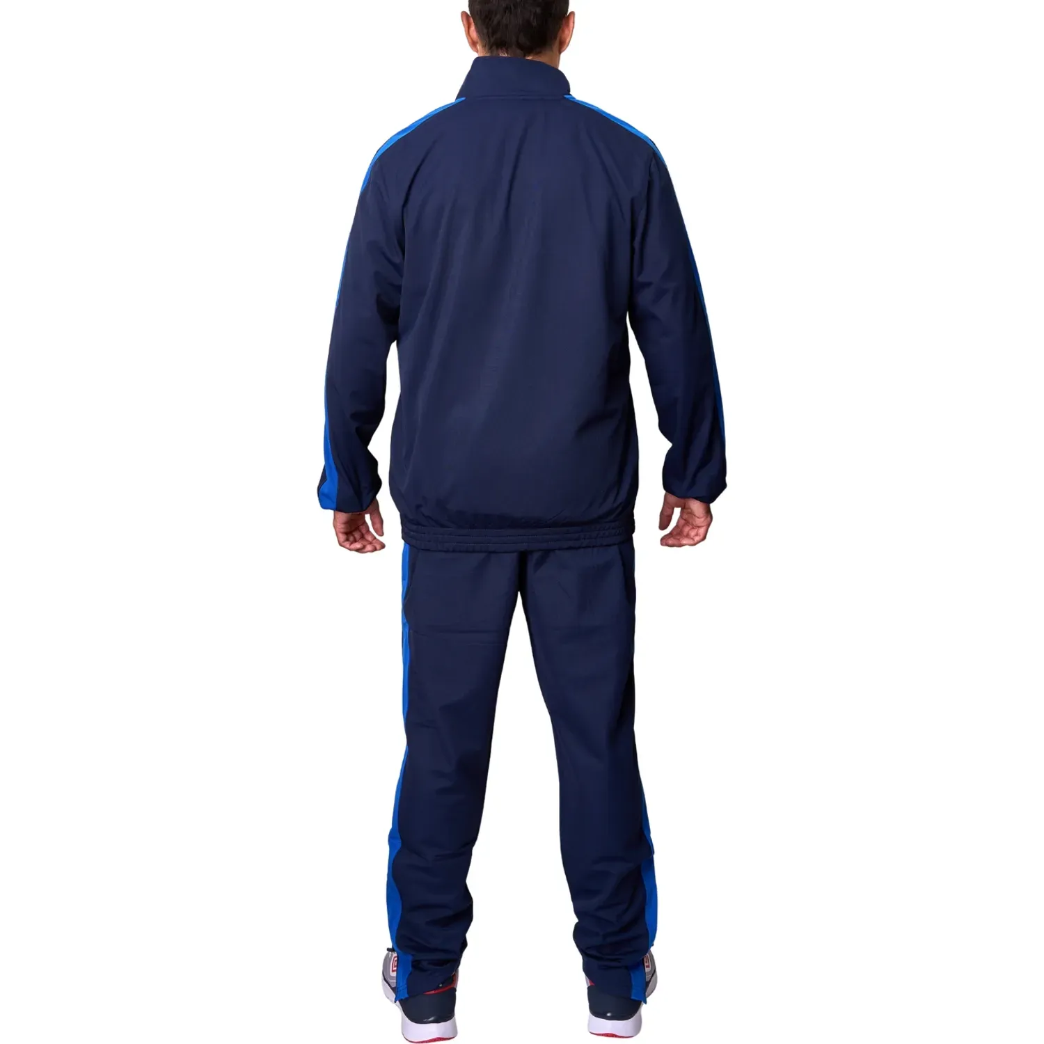 Conjunto Umbro Deportivo Hombre Knit Tracksuit color navy / celeste | Platanitos