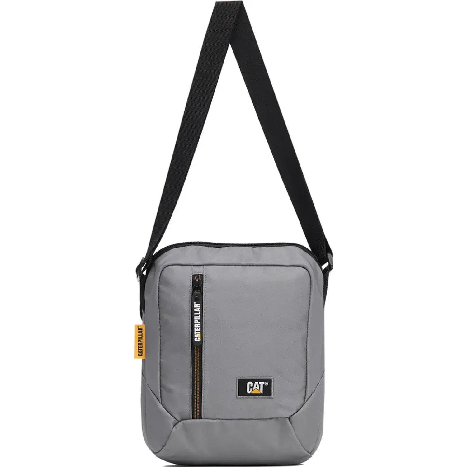 Morral Cat Deportivo Unisex Shoulder Bag color gris | Platanitos