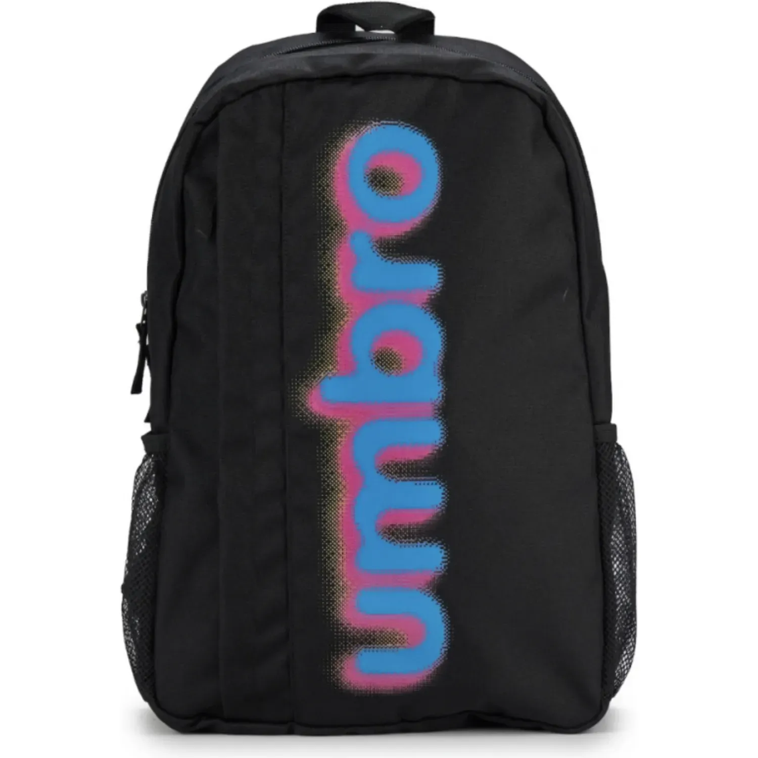 Mochila Umbro Deportiva Unisex Stratus Backpack color negro/celeste | Platanitos