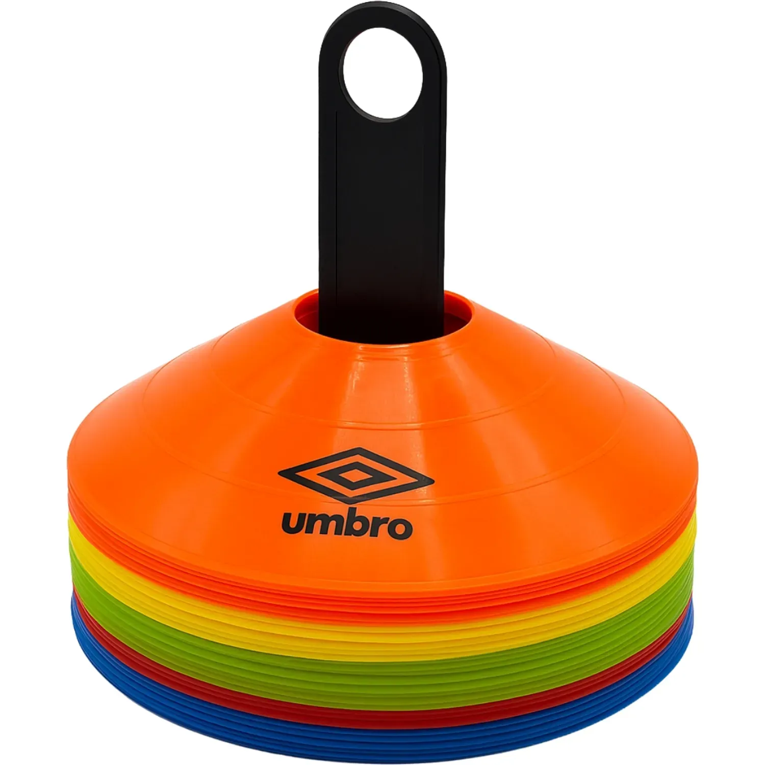 Disco Umbro De Entrenamiento Unisex Saucer Cones Box (Set Of 50) color multicolor | Platanitos