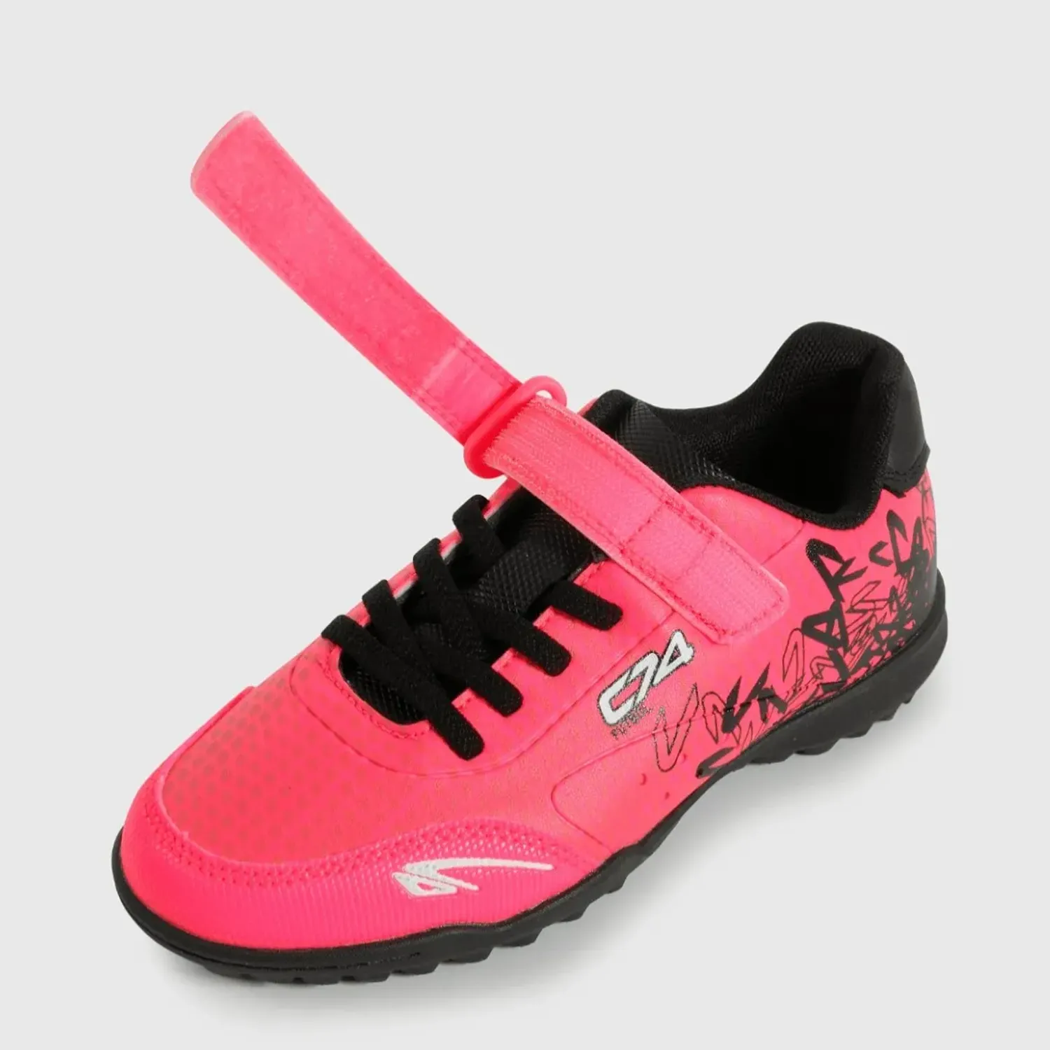 Zapatillas Colloky De Futbol Niños Kunix 58650284i25 color rosado / negro | Platanitos