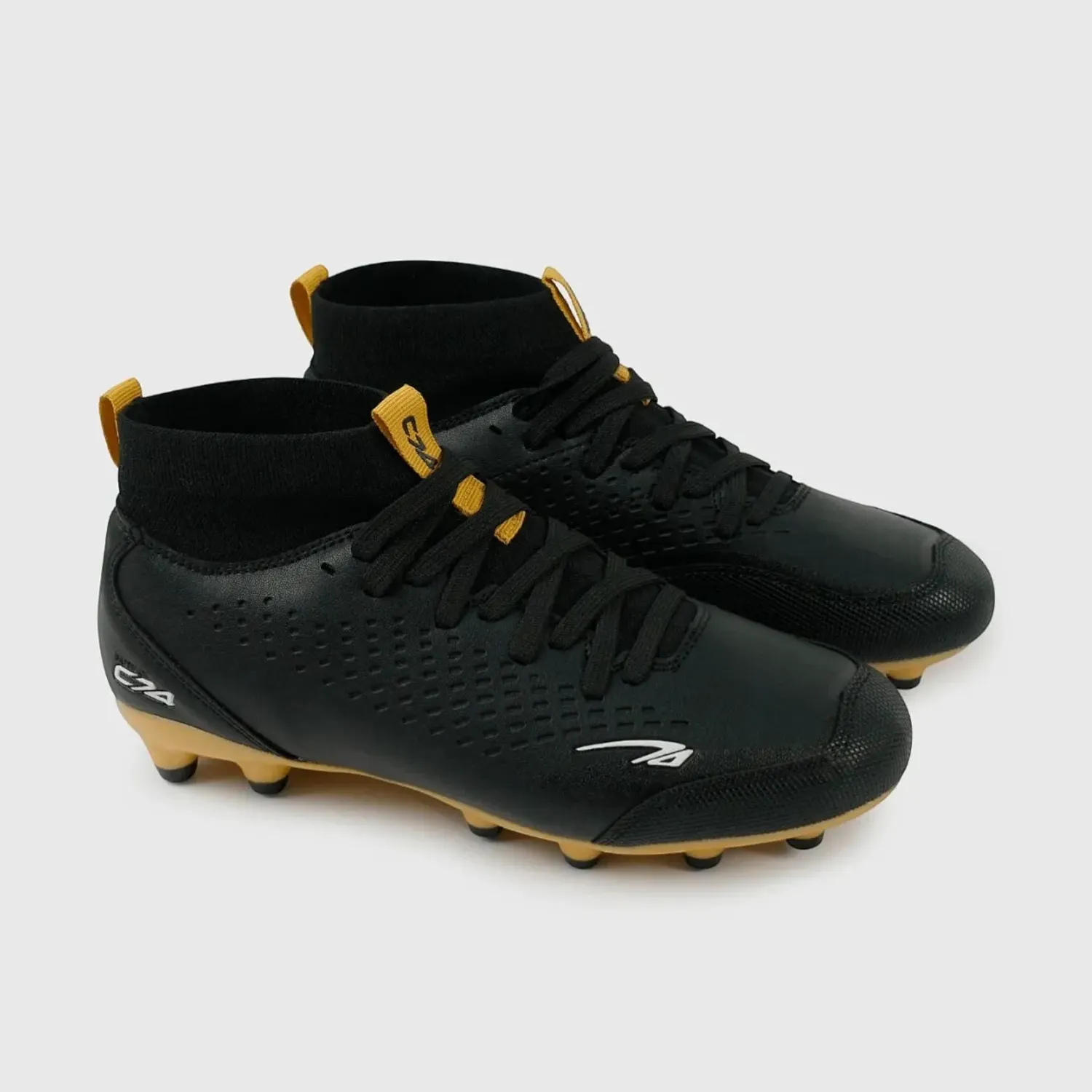 Zapatillas Colloky De Futbol Niños Kunix 58610201i25 color negro / dorado | Platanitos
