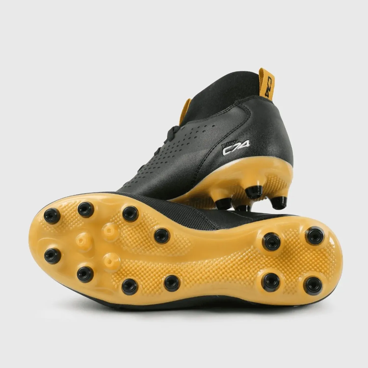 Zapatillas Colloky De Futbol Niños Kunix 58610201i25 color negro / dorado | Platanitos