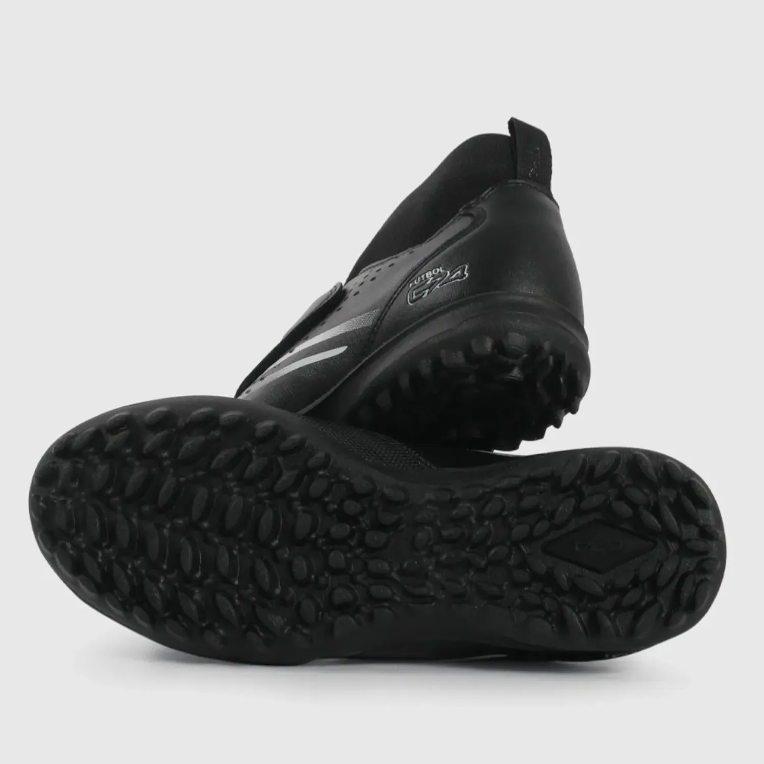 Zapatillas Colloky De Futbol Niños Kunix 58670201v26 color negro / gris | Platanitos