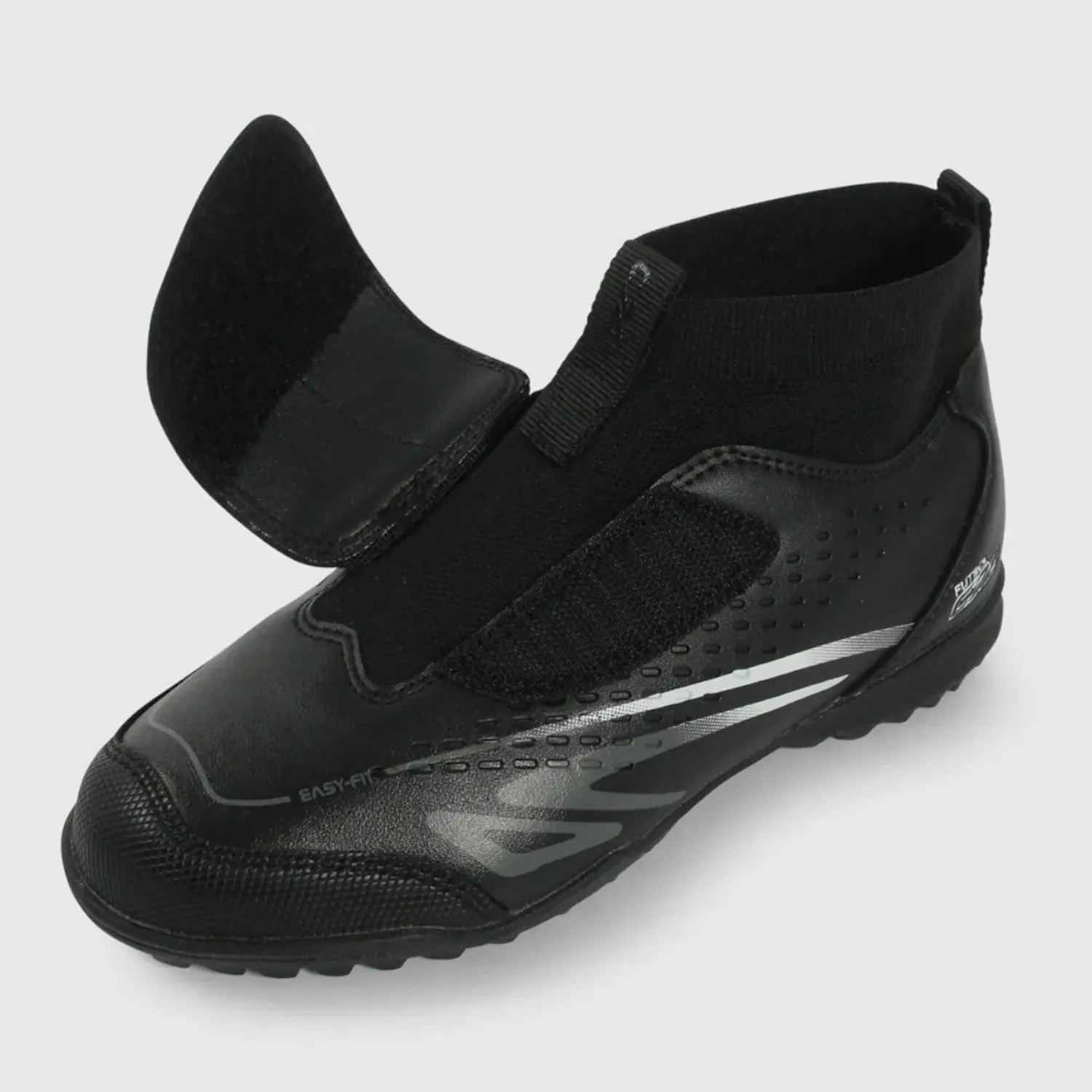 Zapatillas Colloky De Futbol Niños Kunix 58670201v26 color negro / gris | Platanitos