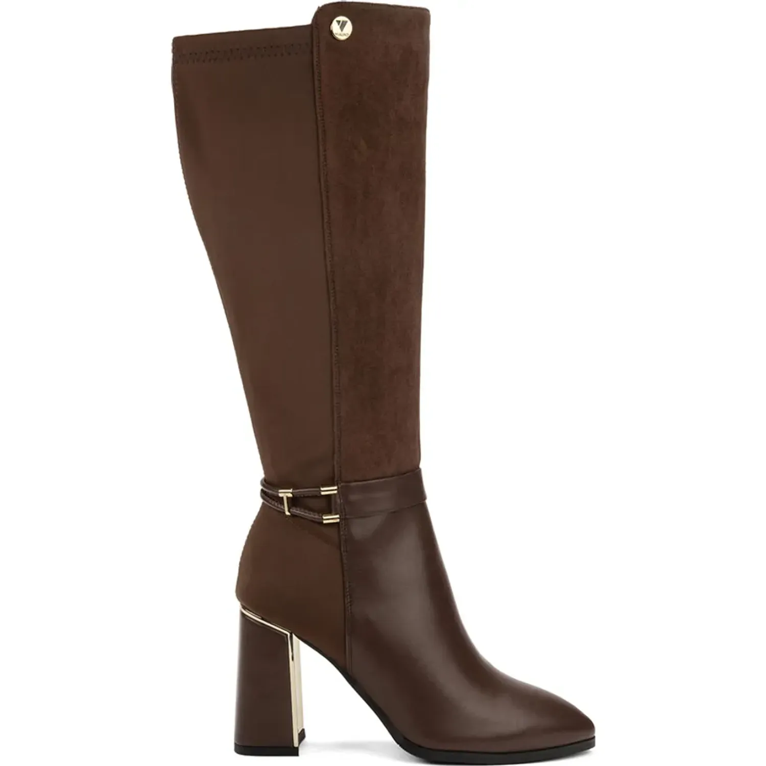 Bota Via Uno De Vestir Mujer Df2529-D5541 color brown | Platanitos