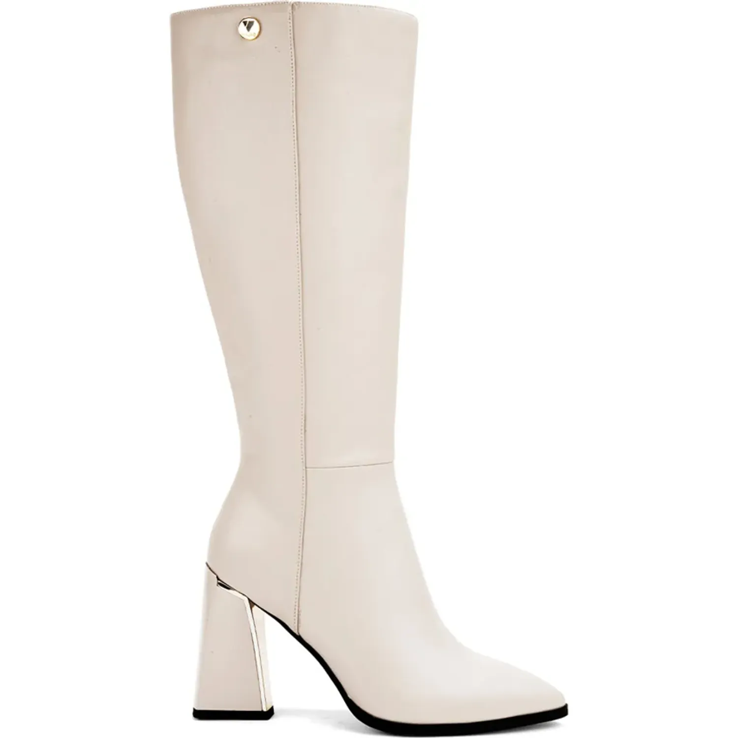 Bota Via Uno De Vestir Mujer Df1389-F1562 color off white | Platanitos