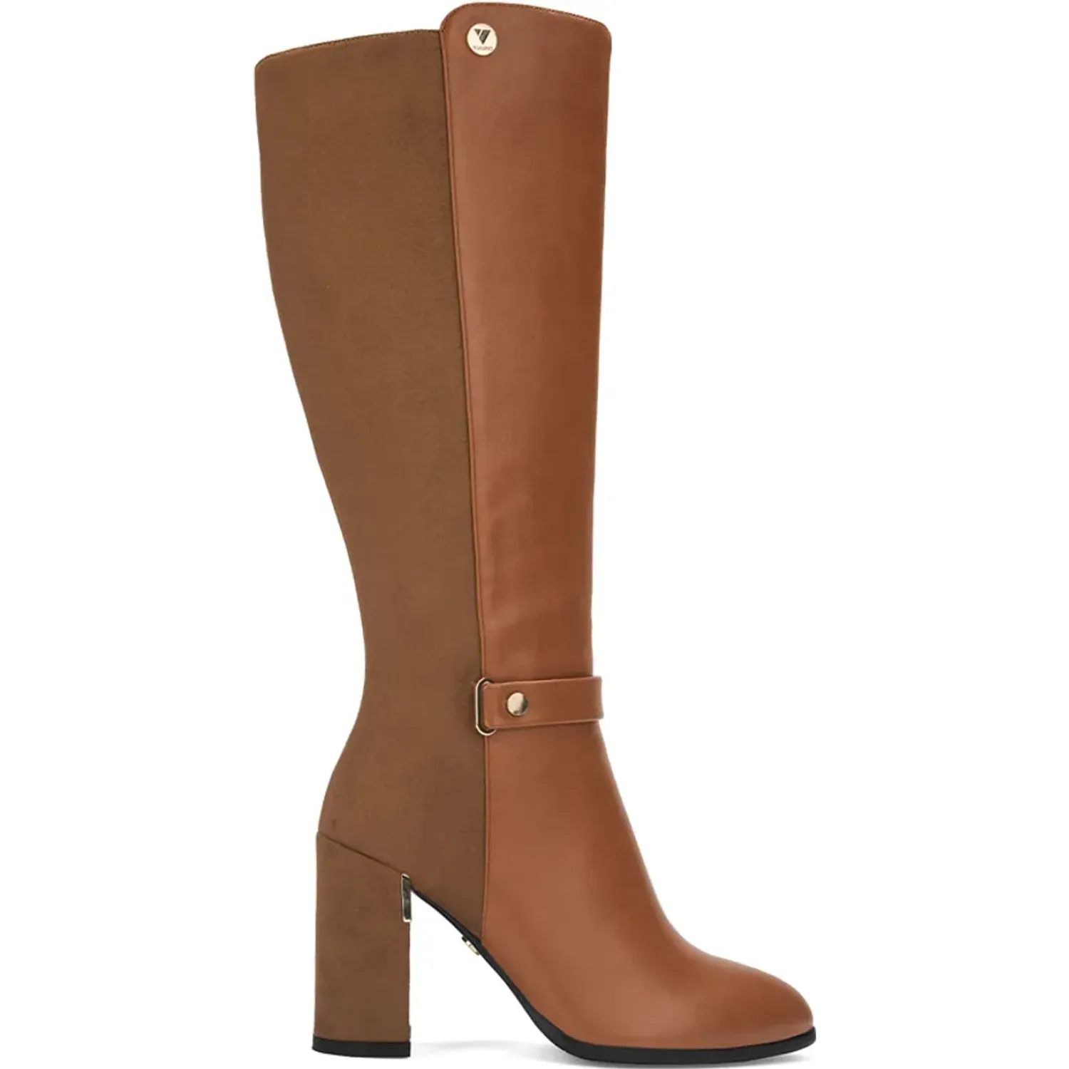 Bota Via Uno De Vestir Mujer Df3066-R891-2 color tan | Platanitos