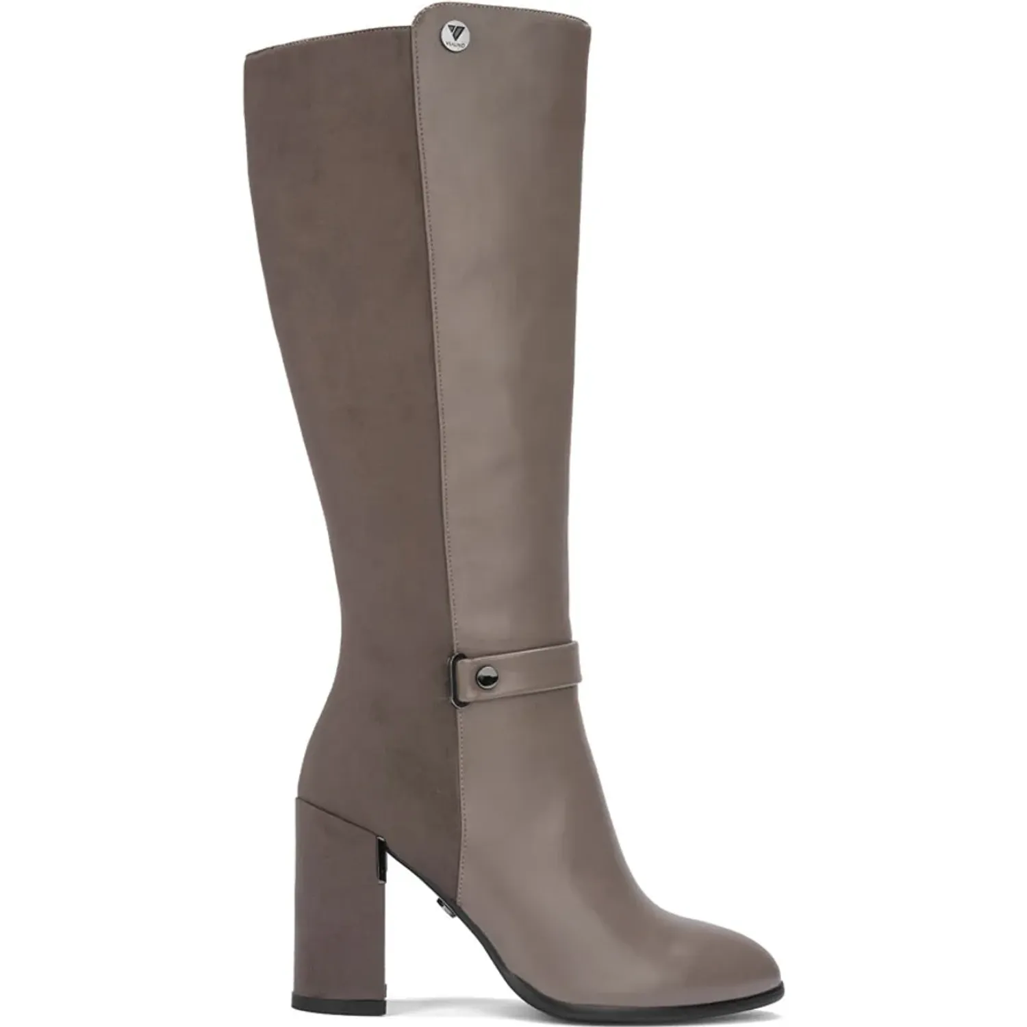 Bota Via Uno De Vestir Mujer Df3066-R891-1 color khaki | Platanitos
