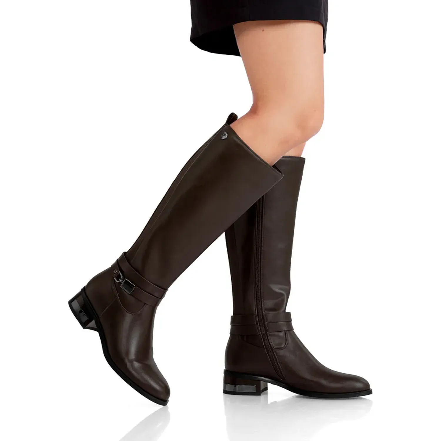 Bota Via Uno  Mujer Df2996-F2440 color brown | Platanitos