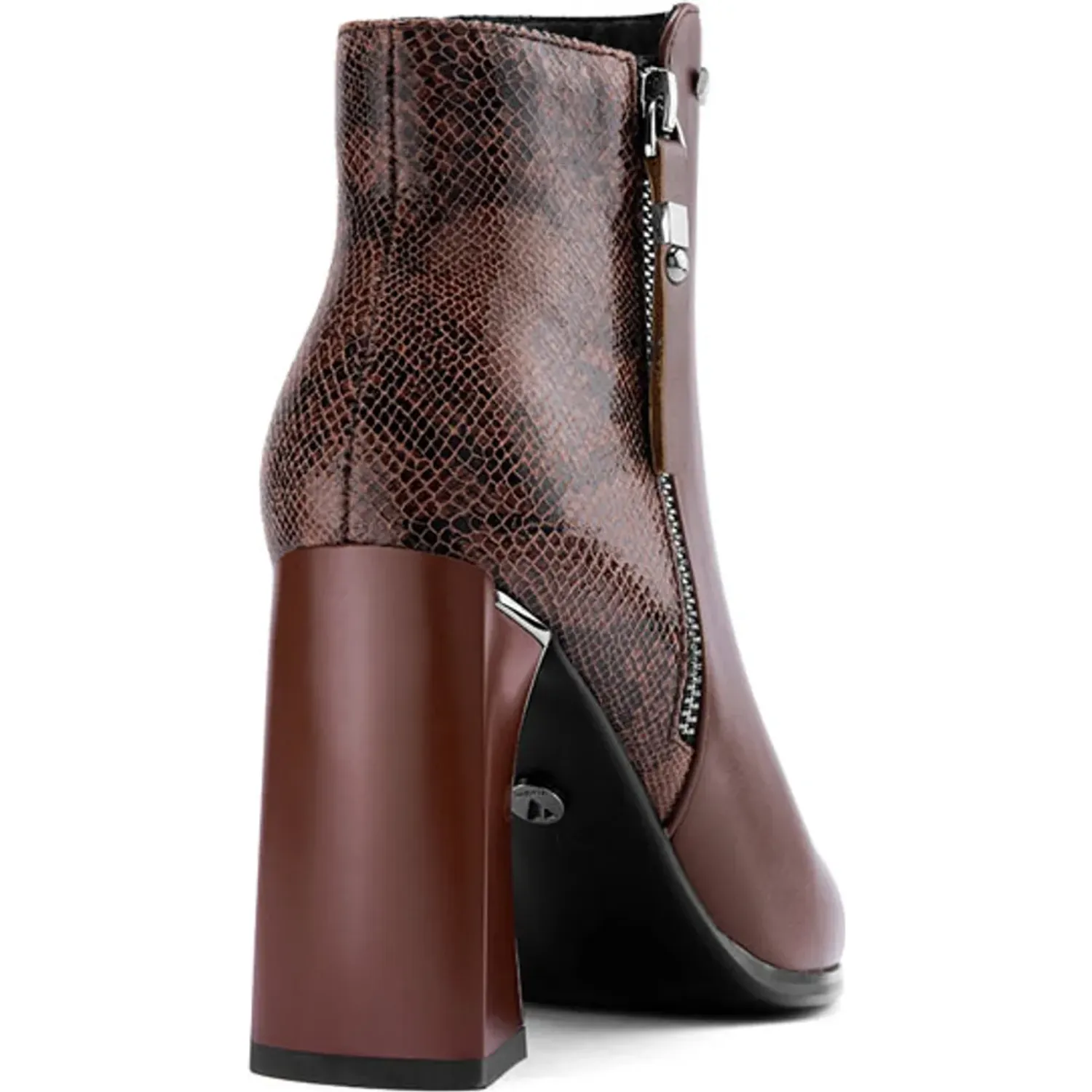 Botin Via Uno De Vestir Mujer Df1389-D6083 color tan | Platanitos