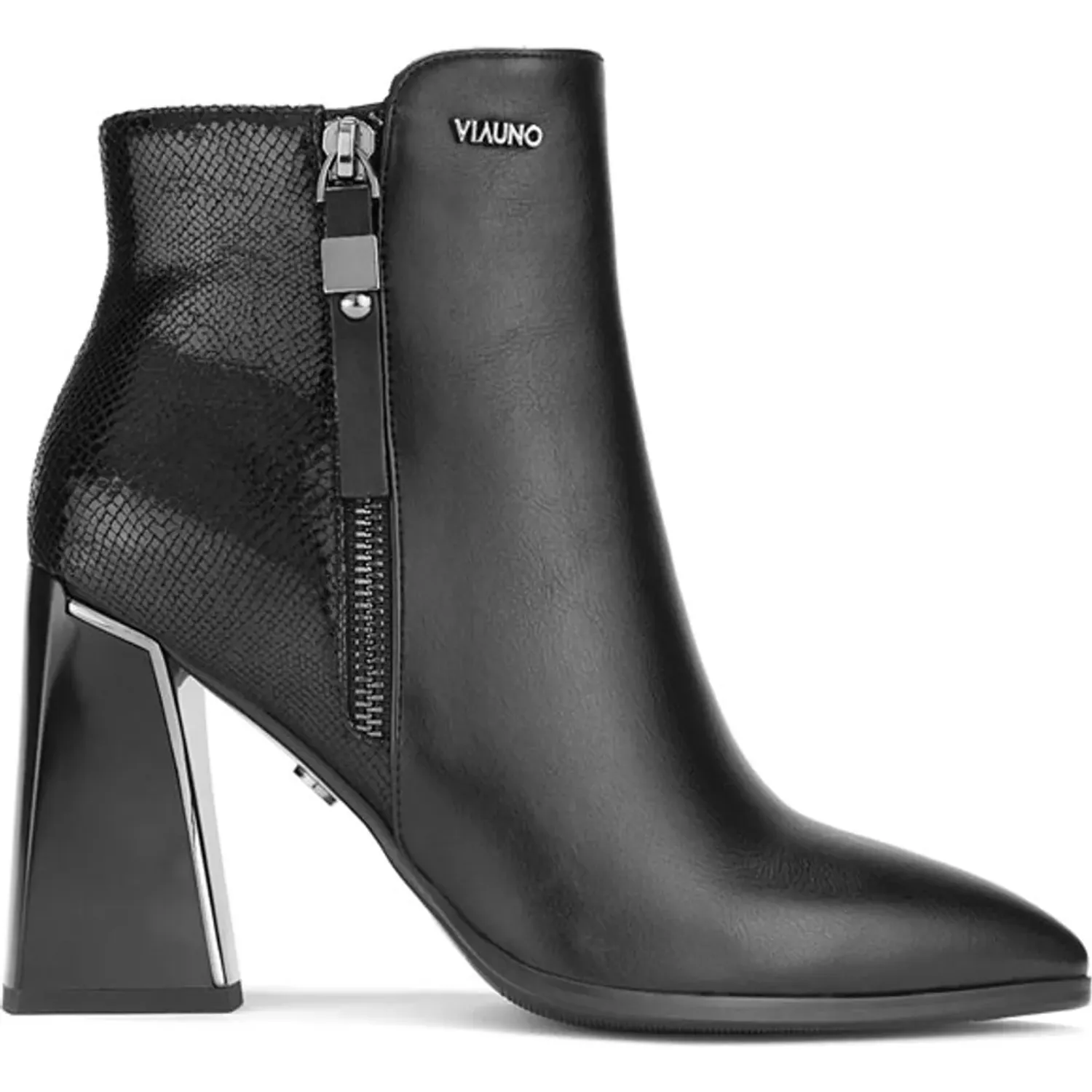 Botin Via Uno De Vestir Mujer Df1389-D6083 color black | Platanitos