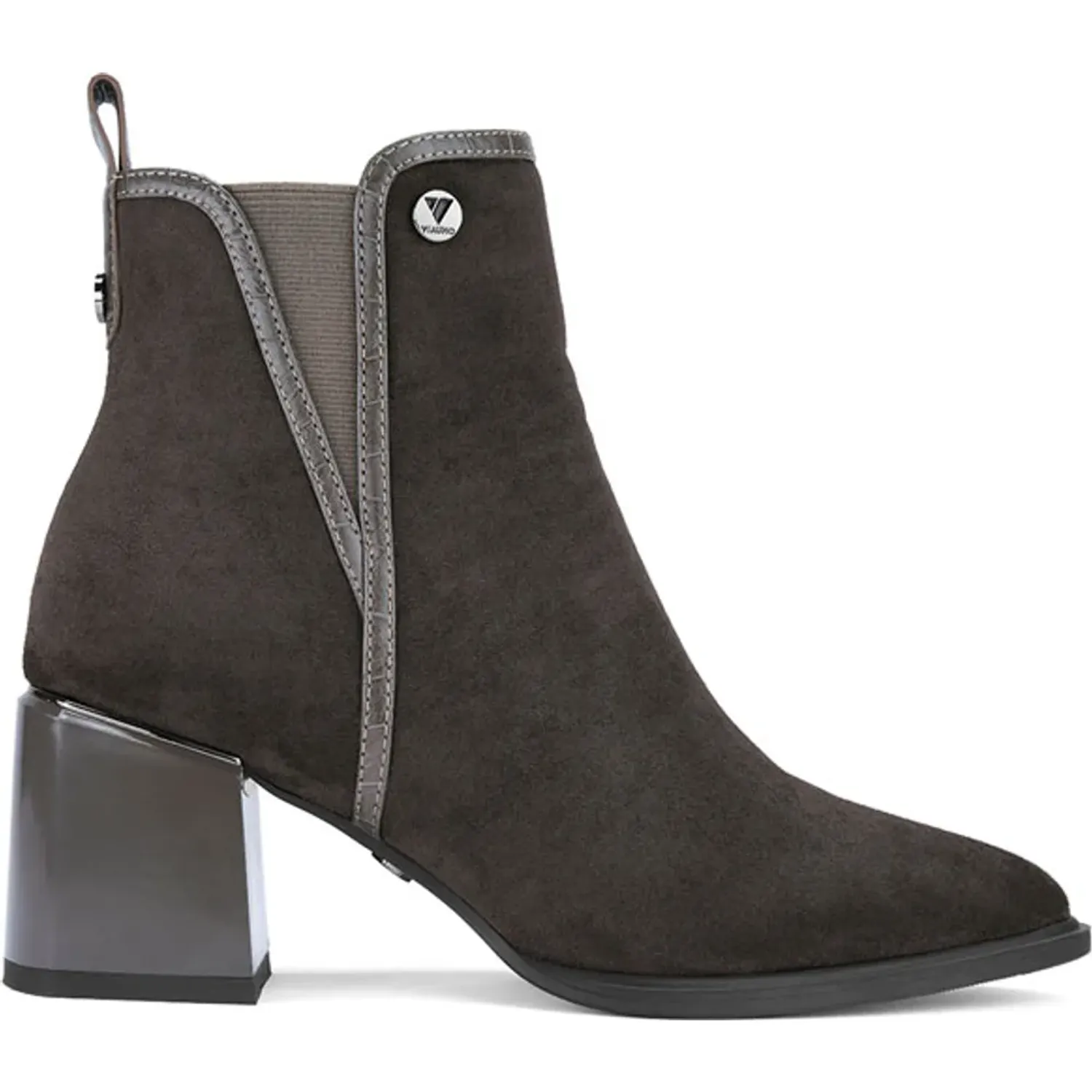 Botin Via Uno De Vestir Mujer Bk314-H1190-1 color taupe | Platanitos