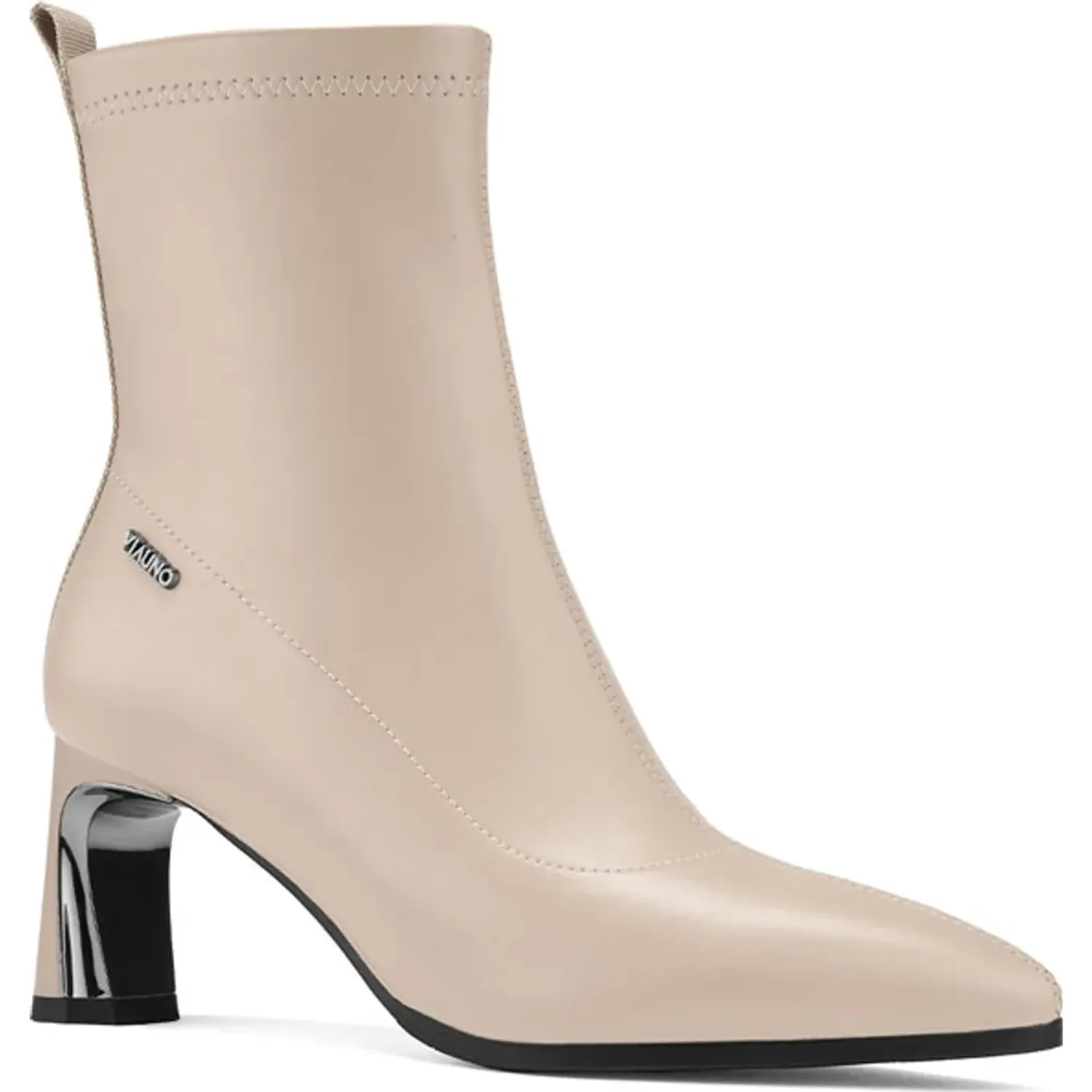 Botin Via Uno De Vestir Mujer Bk264-H942b color beige | Platanitos