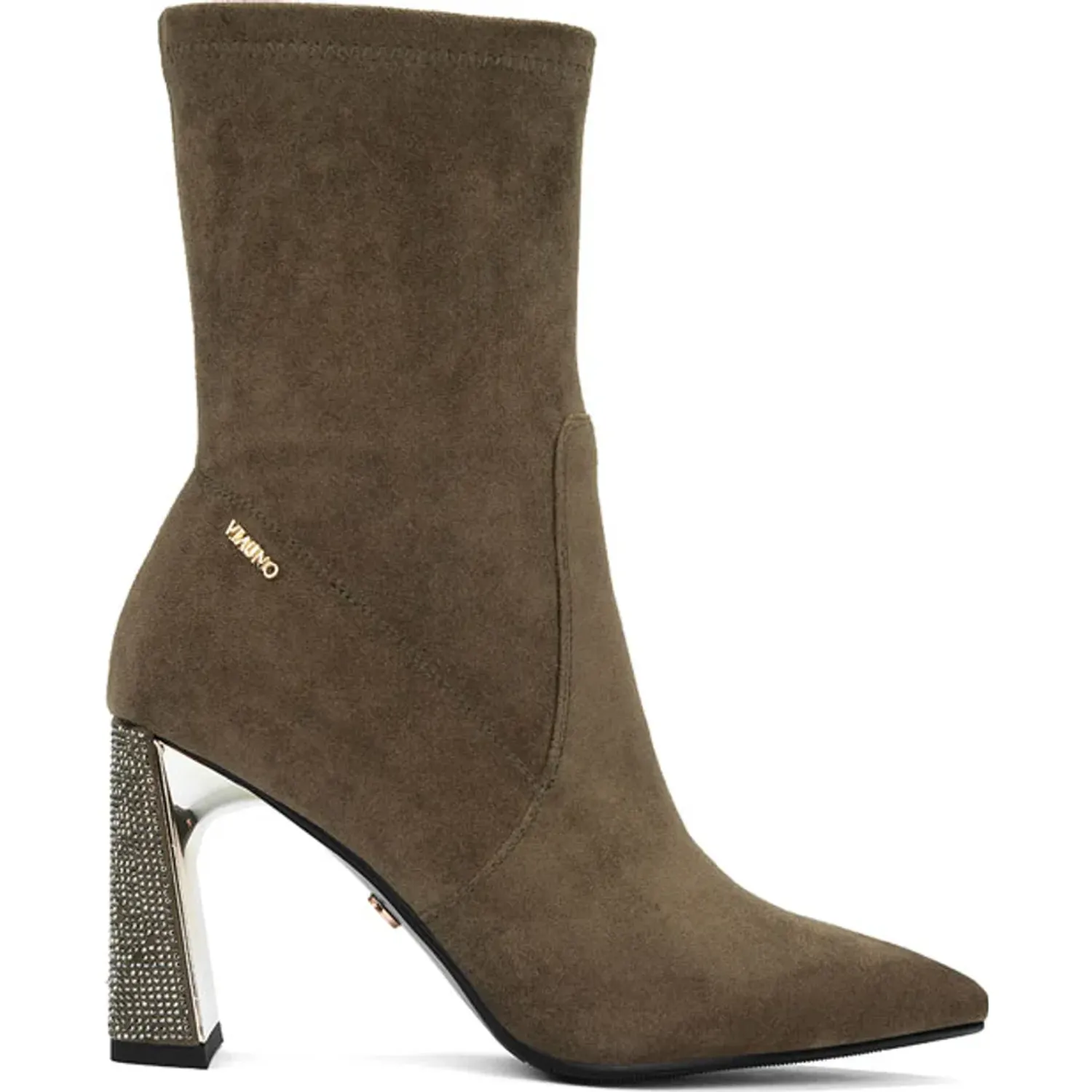 Botin Via Uno De Vestir Mujer Bkx973-1700-1 color khaki | Platanitos