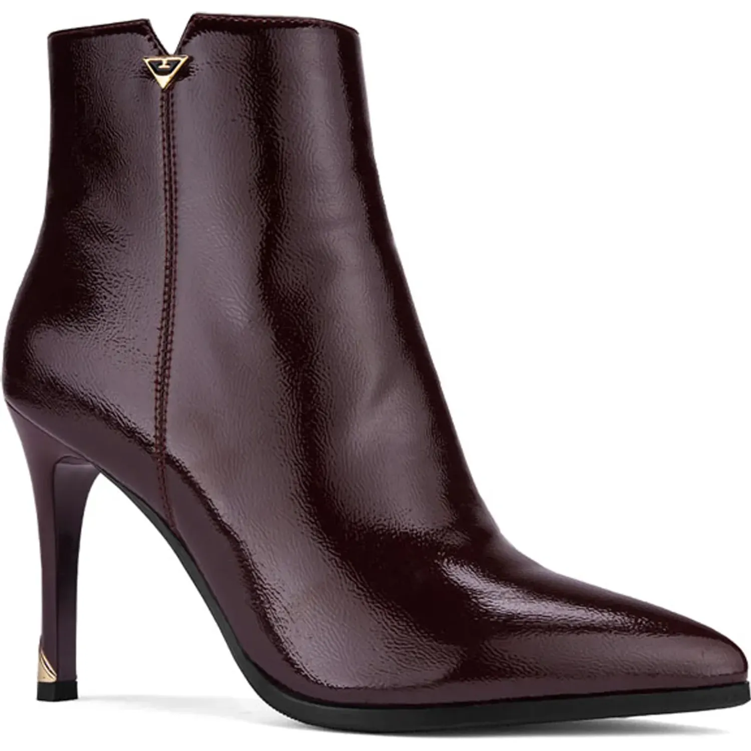 Botin Via Uno De Vestir Mujer Bk211-10533 color burgundy | Platanitos