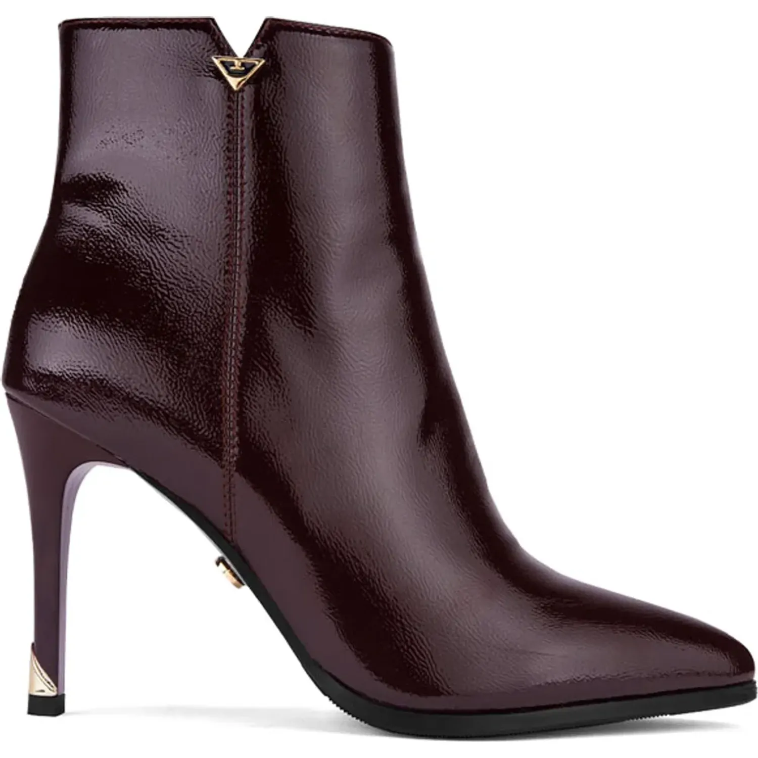 Botin Via Uno De Vestir Mujer Bk211-10533 color burgundy | Platanitos