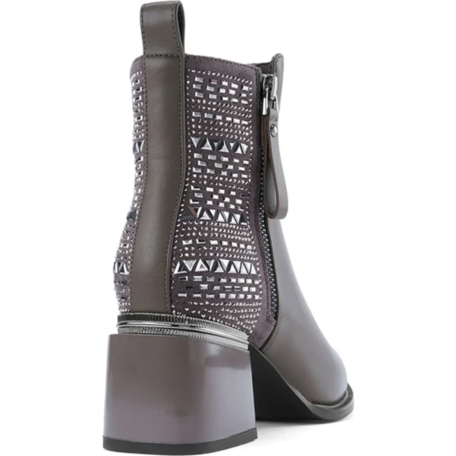 Botin Via Uno De Vestir Mujer Bk131-1793 color taupe | Platanitos