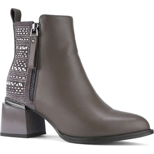 Botin Via Uno De Vestir Mujer Bk131-1793 | Platanitos