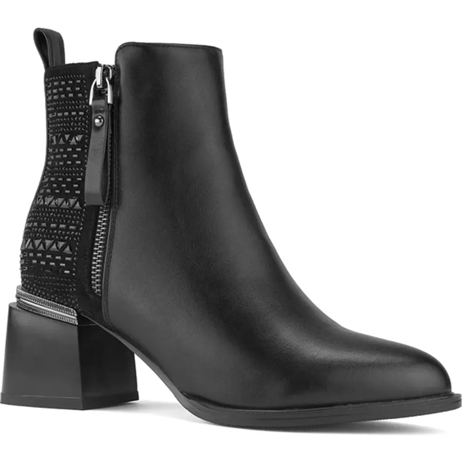 VIA UNO Botin Via Uno De Vestir Mujer Bk131-1793 color black | Platanitos