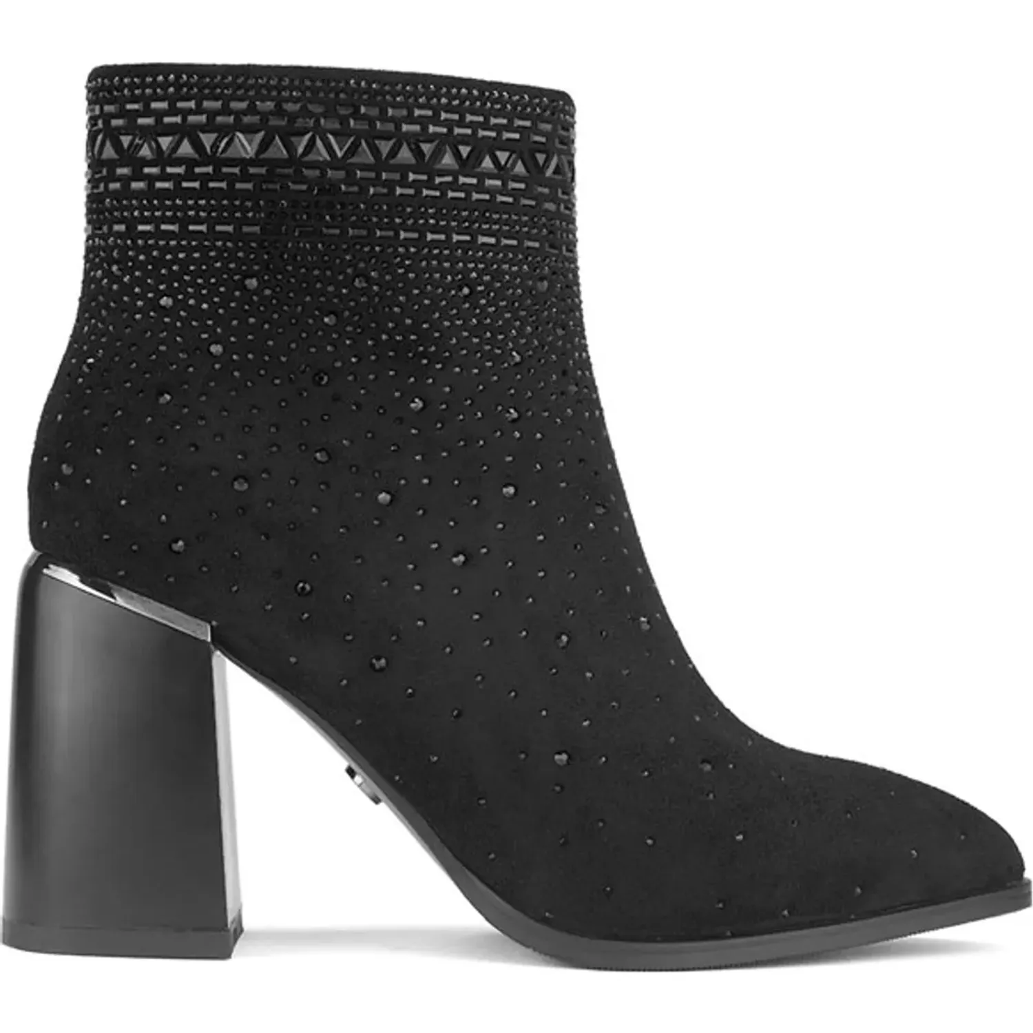 Botin Via Uno De Vestir Mujer Bk123-10369d color black | Platanitos