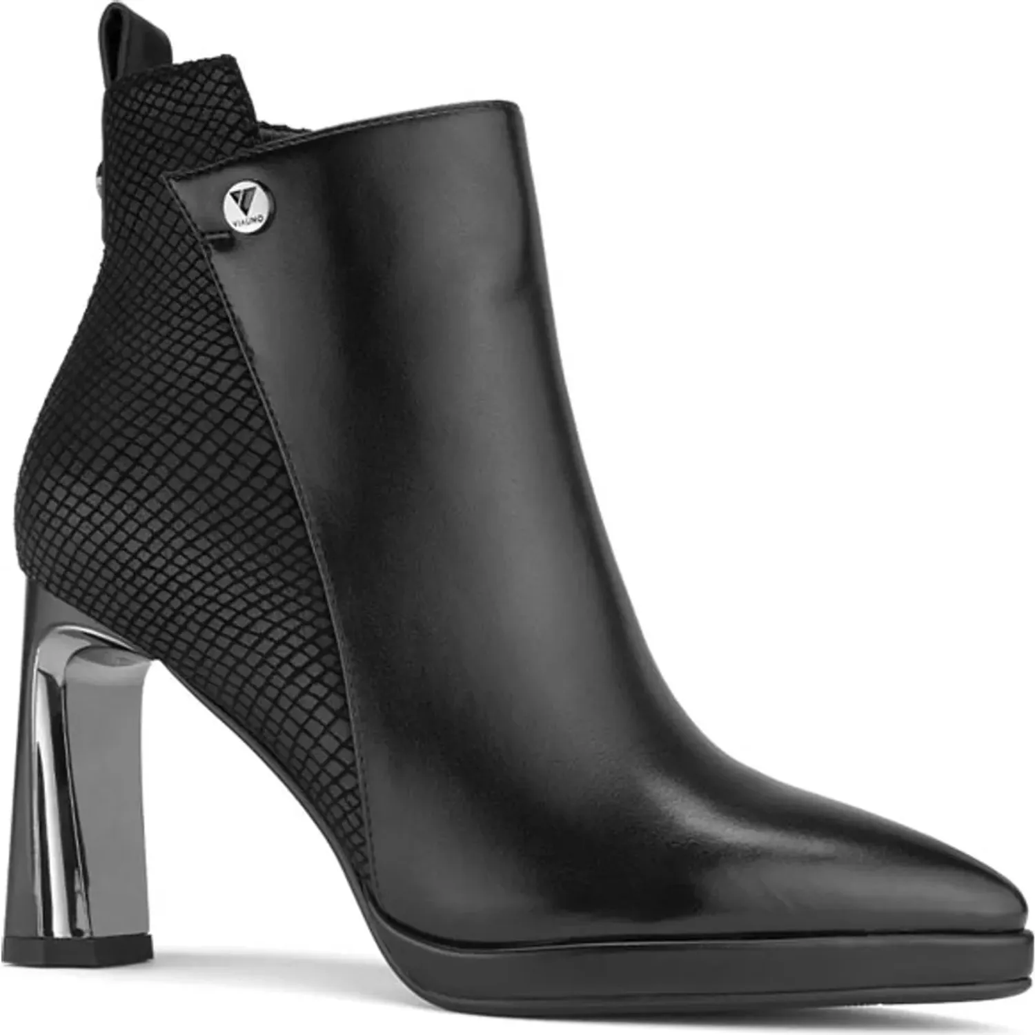 VIA UNO Botin Via Uno De Vestir Mujer A702-X2285 color black | Platanitos