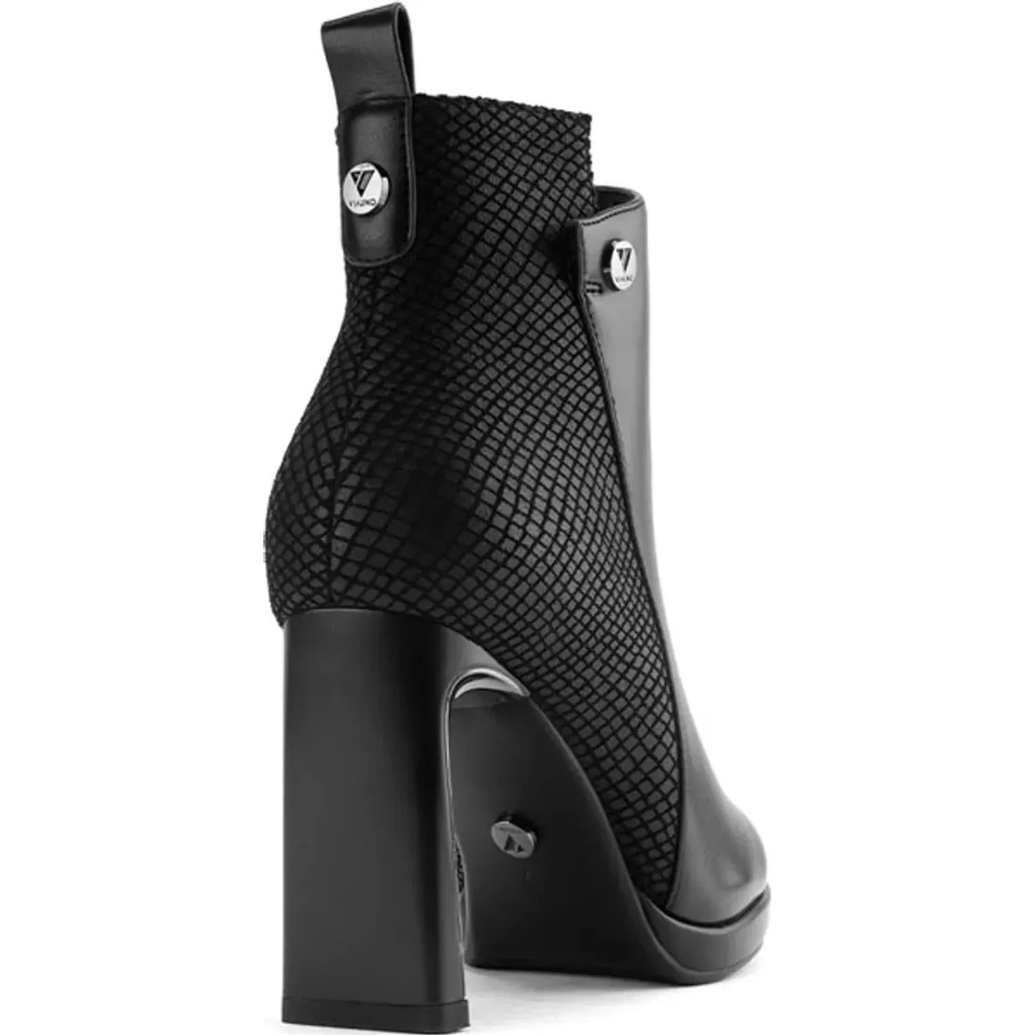 VIA UNO Botin Via Uno De Vestir Mujer A702-X2285 color black | Platanitos