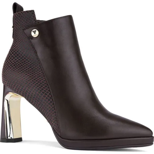 Botin Via Uno De Vestir Mujer A702-X2285 color marron | Platanitos