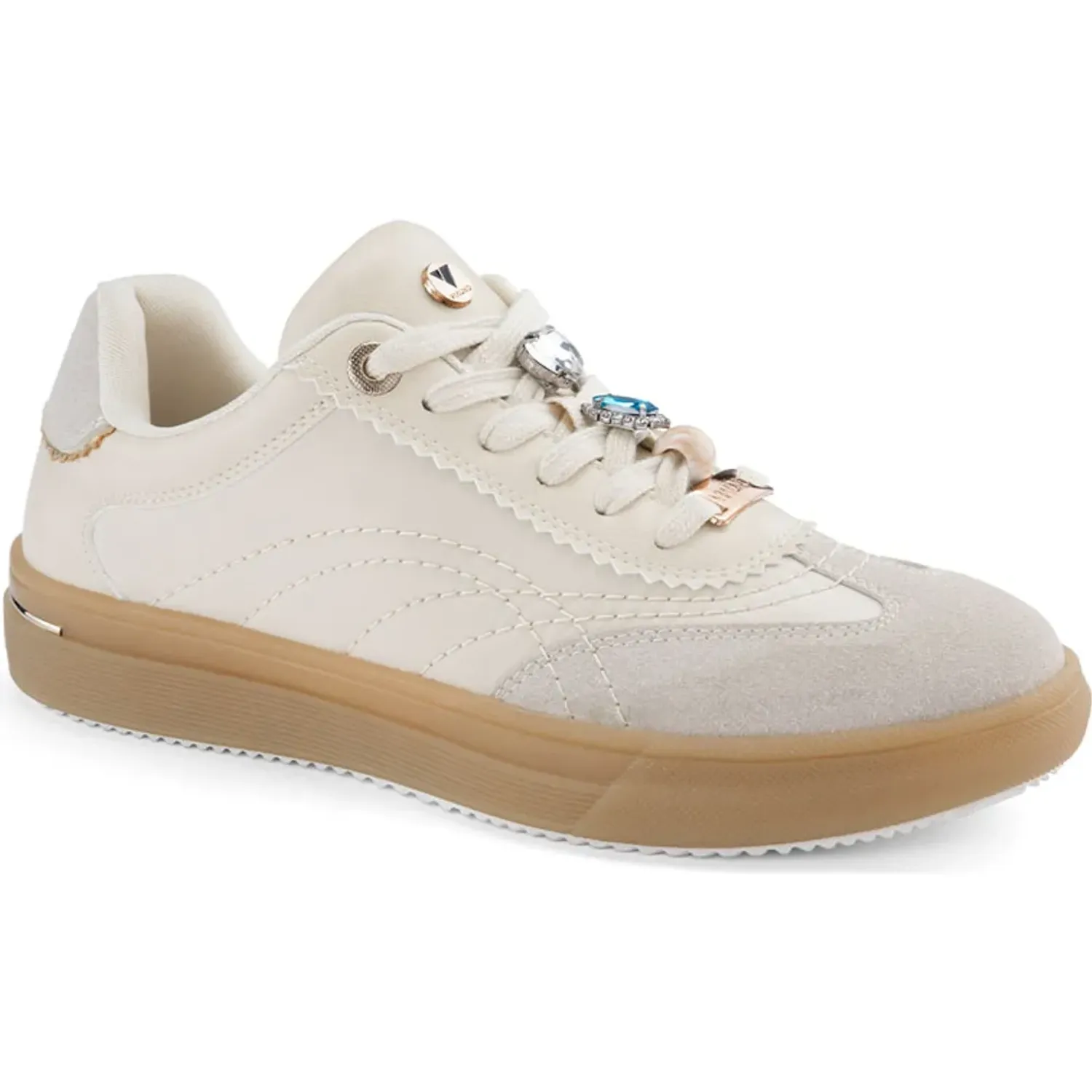 Zapatilla Via Uno Mujer 6gs1345r-V1961b color beige / grey | Platanitos