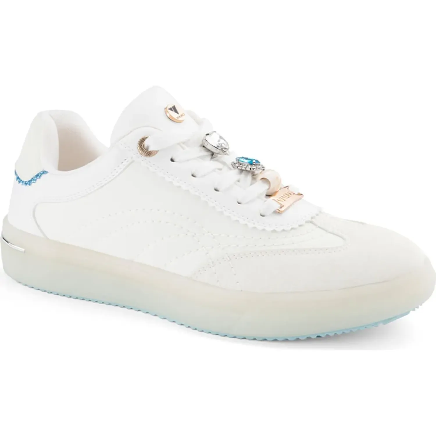 Zapatilla Via Uno Mujer 6gs1345r-V1961b color white/blue | Platanitos