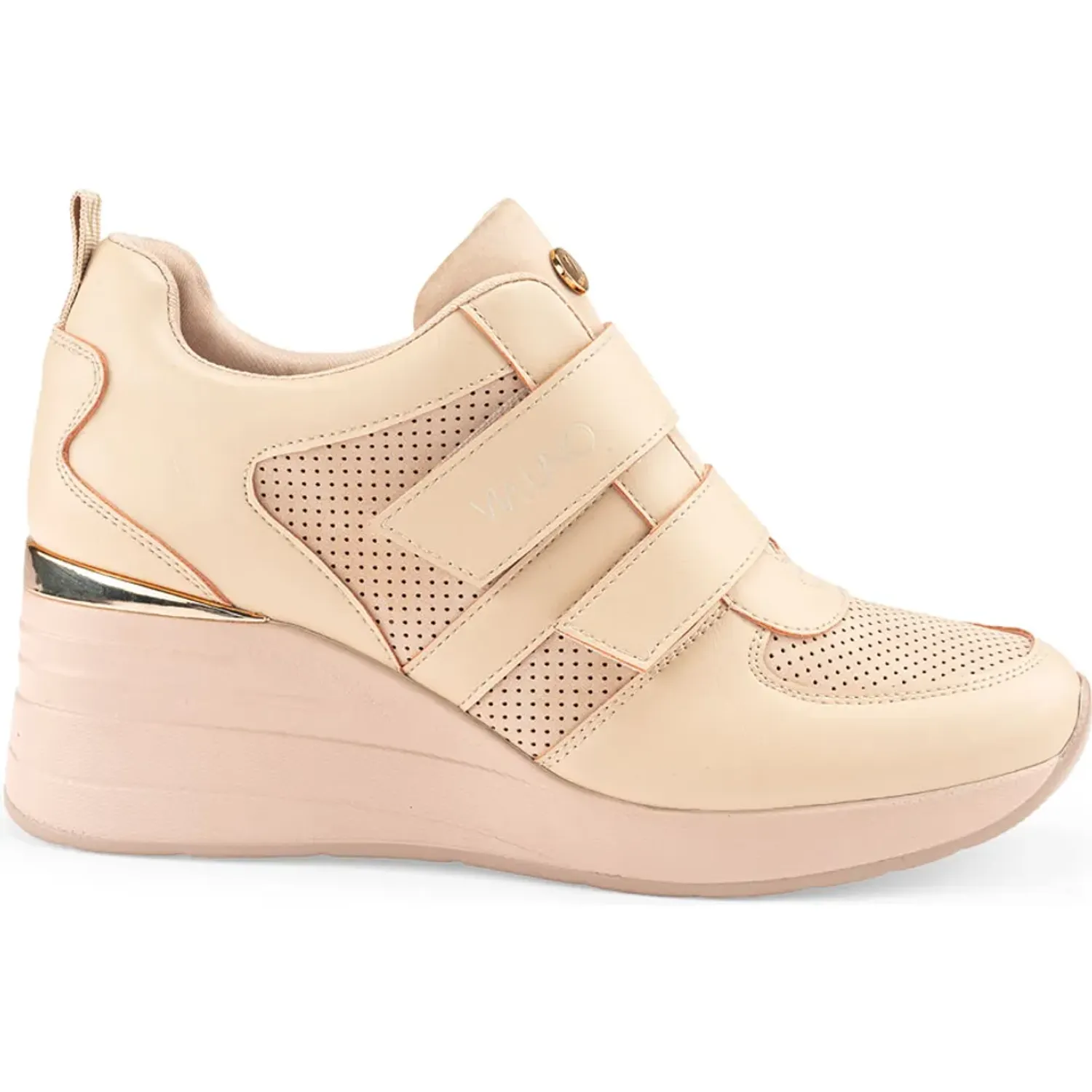 VIA UNO Zapatilla Via Uno Mujer H21583-12-2 color beige | Platanitos