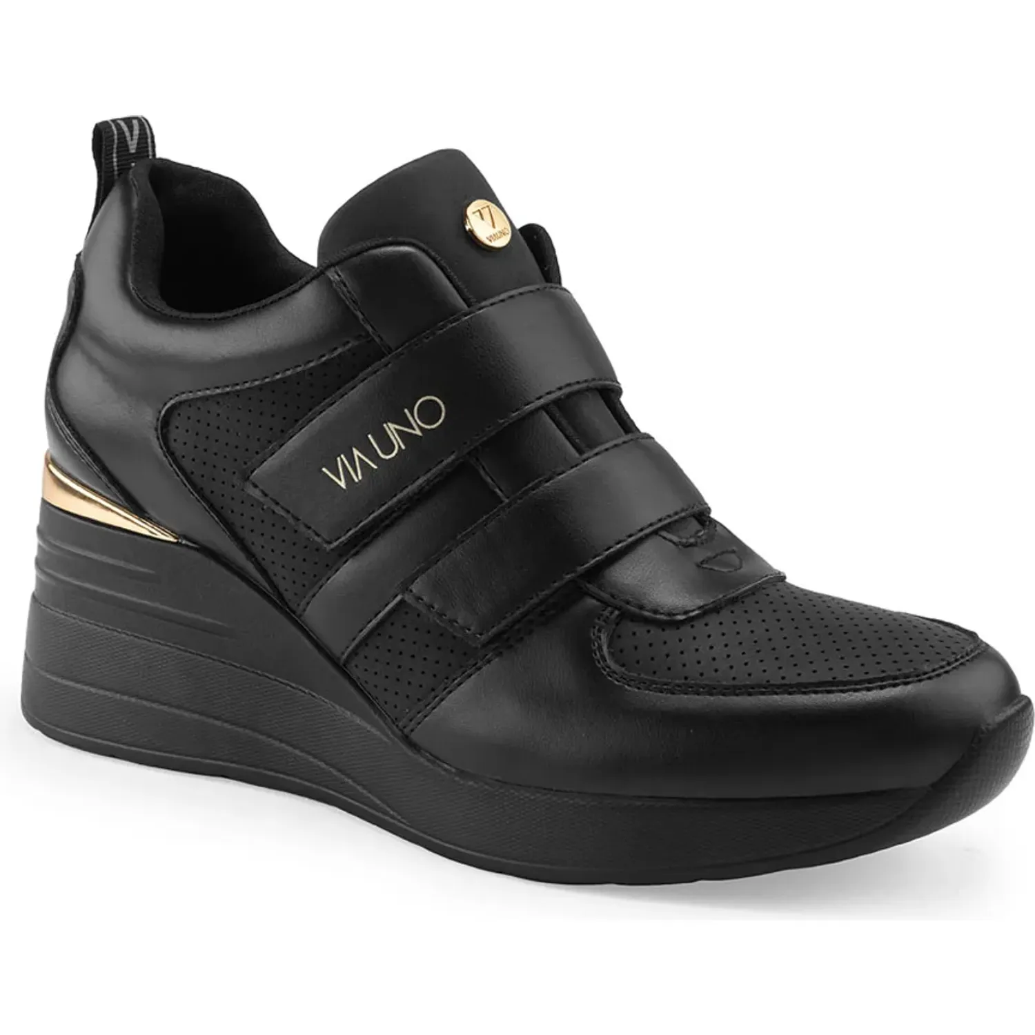 VIA UNO Zapatilla Via Uno Mujer H21583-12-2 color black | Platanitos