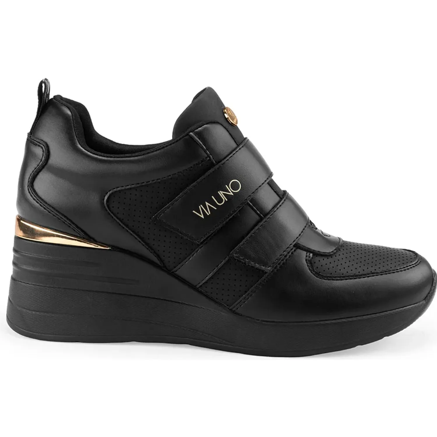 VIA UNO Zapatilla Via Uno Mujer H21583-12-2 color black | Platanitos