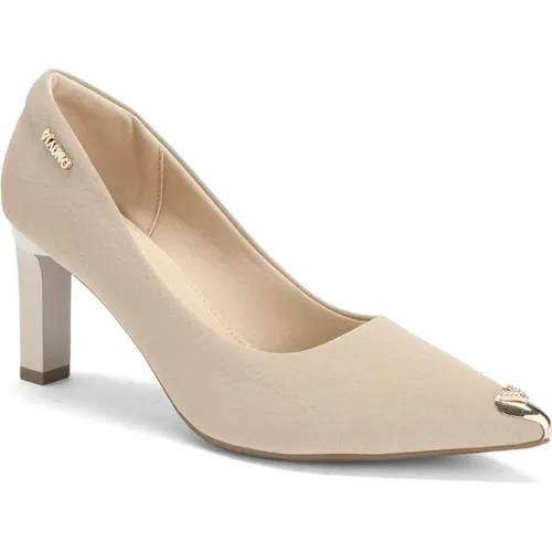 Calzado Via Uno De Vestir Mujer Js10-2 color beige | Platanitos