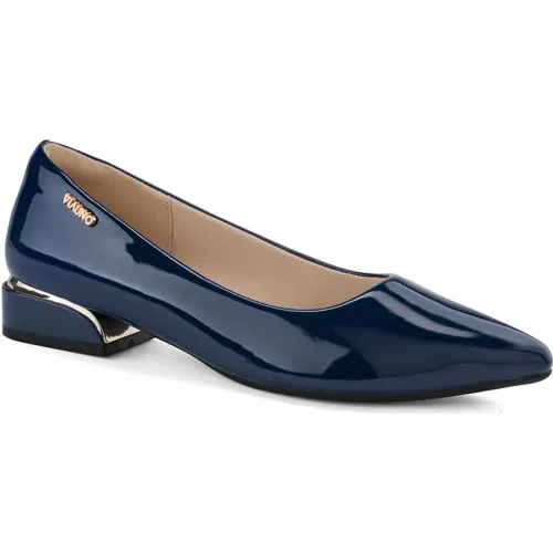 Calzado Via Uno De Vestir Mujer Pl589 color azul | Platanitos