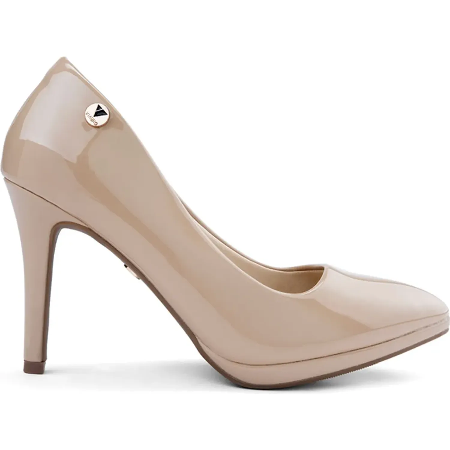 Calzado Via Uno De Vestir Mujer Pl571 color beige | Platanitos