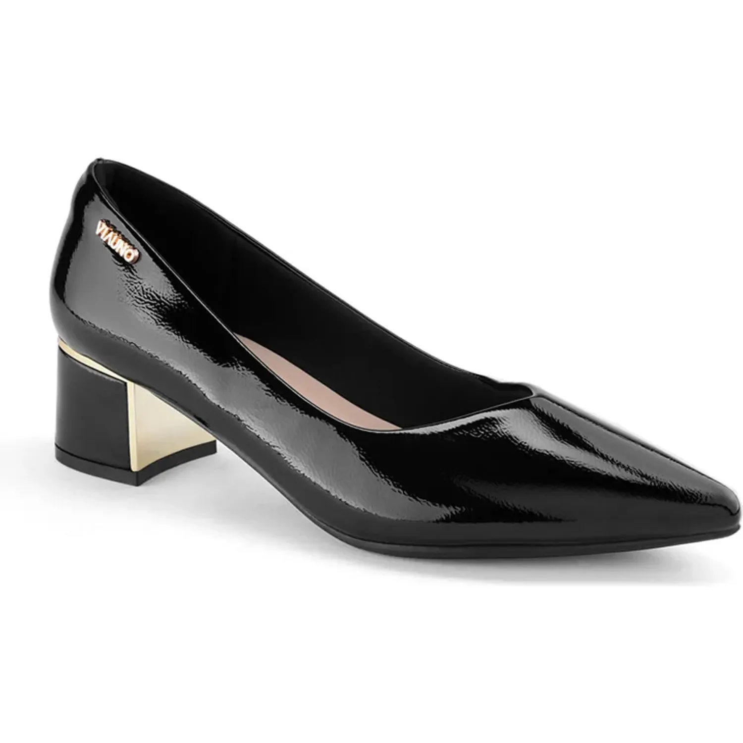Calzado Via Uno De Vestir Mujer Pl570 color black | Platanitos
