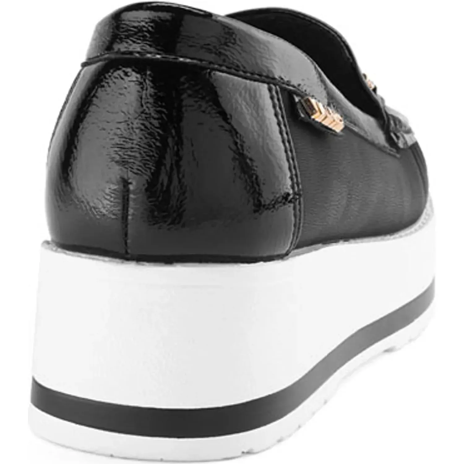 Mocasin Via Uno  Mujer 3j8928-5 color black | Platanitos