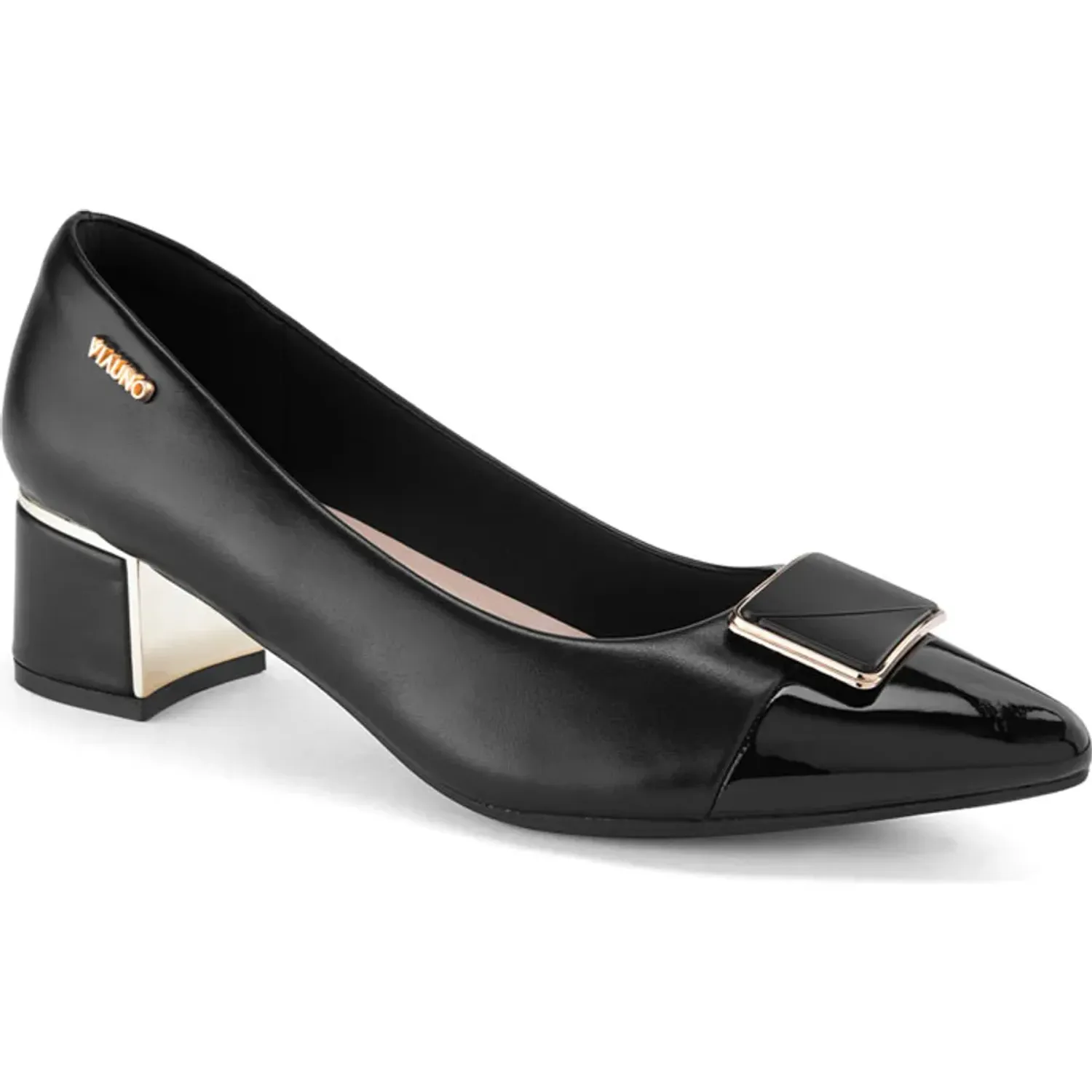 Calzado Via Uno De Vestir Mujer 3a10157-8 color black | Platanitos