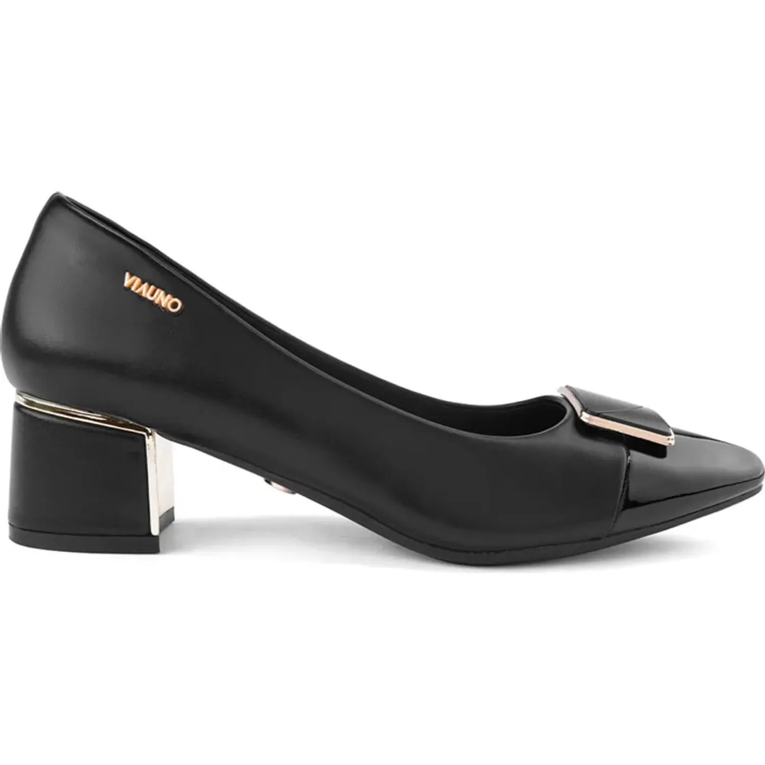 Calzado Via Uno De Vestir Mujer 3a10157-8 color black | Platanitos