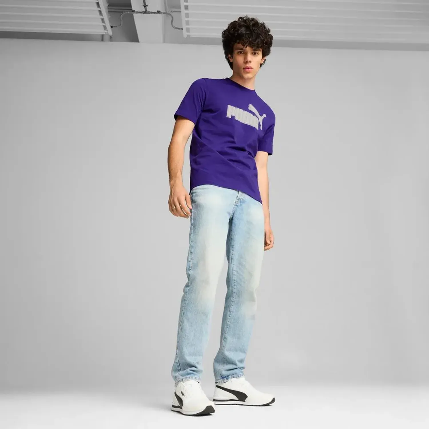 Zapatillas Puma Urbanas Hombre St Runner V4 Nl color blanco | Platanitos