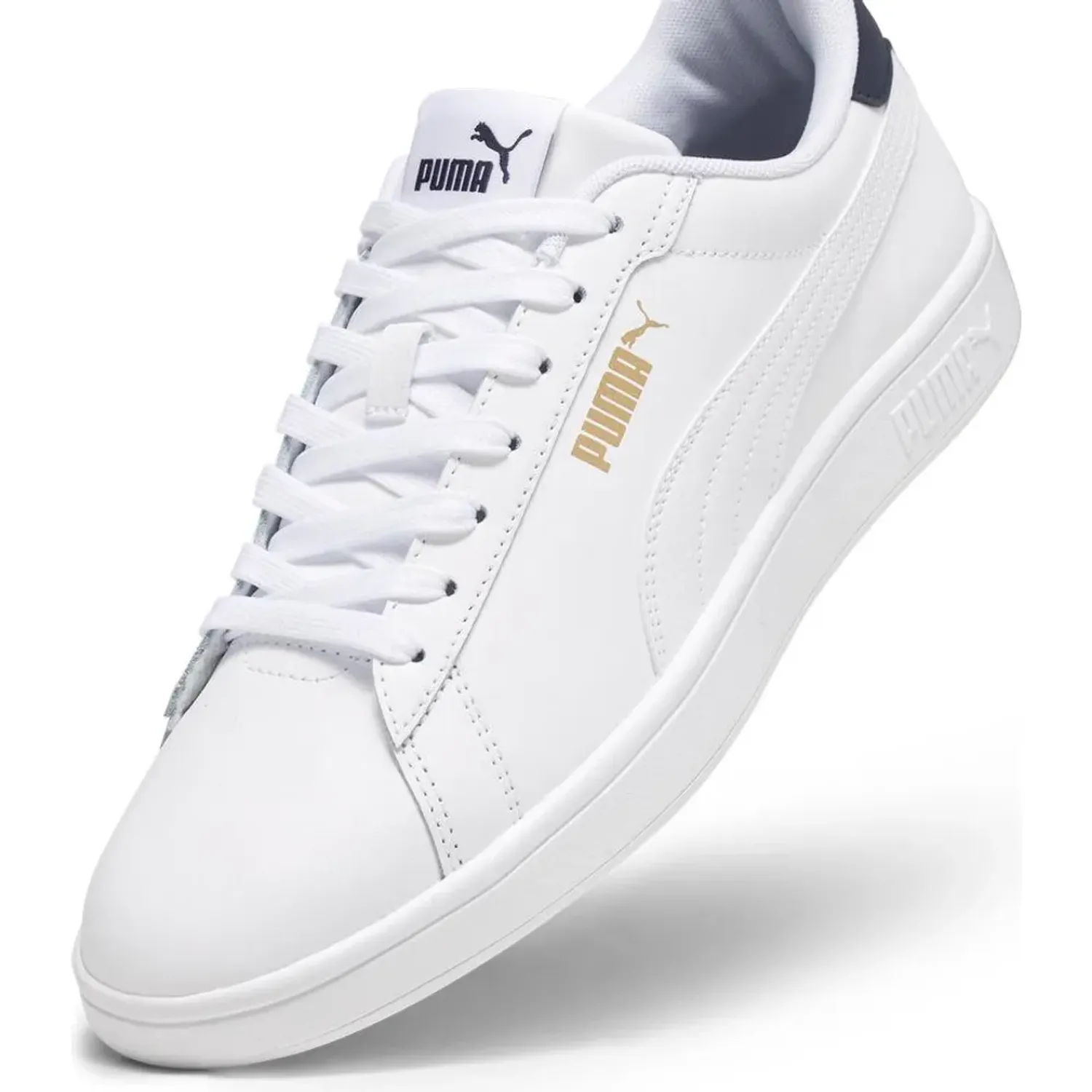 Zapatillas Puma Urbanas Hombre Smash 3.0 L color blanco | Platanitos