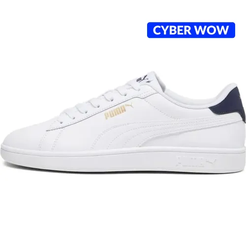 Zapatillas Puma Urbanas Hombre Smash 3.0 L color blanco | Platanitos