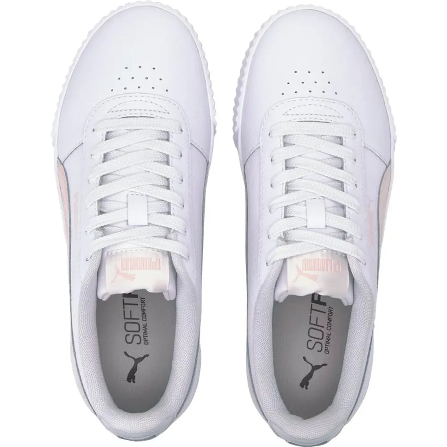 Zapatilla Puma Urbana Mujer Carina L color blanco | Platanitos