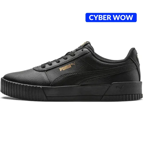 Zapatilla Puma Urbana Mujer Carina L color negro | Platanitos