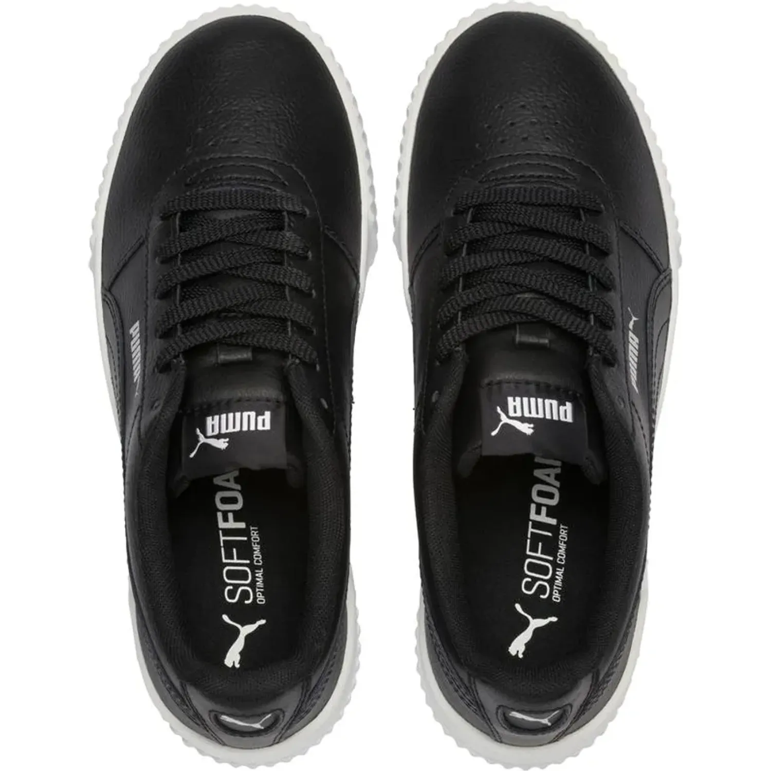 Zapatilla Puma Urbana Mujer Carina L color negro | Platanitos