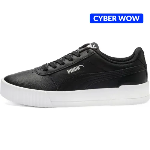 Zapatilla Puma Urbana Mujer Carina L color negro | Platanitos