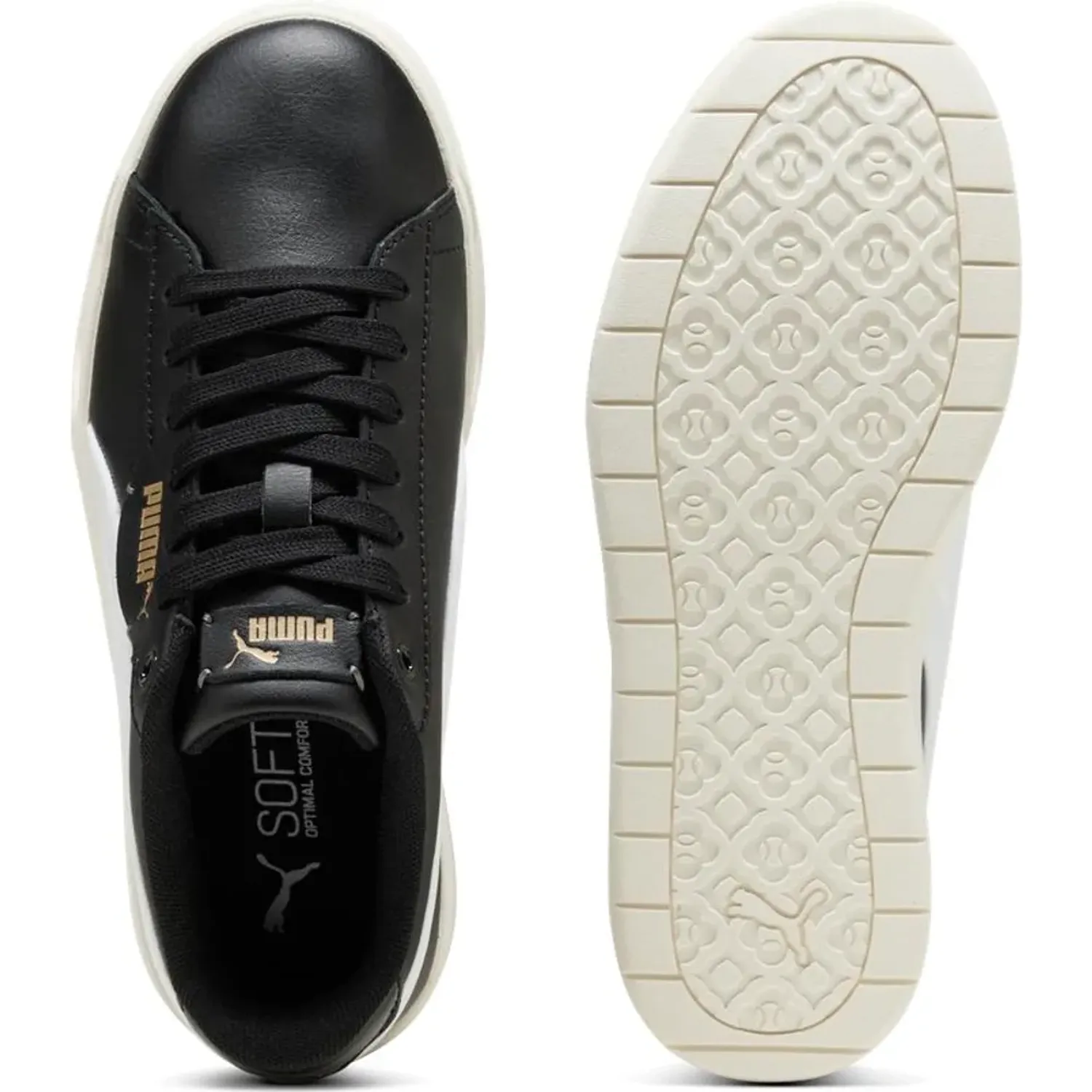 Zapatillas Puma Niño Puma Urbanas Blanco Smash Belle color negro | Platanitos