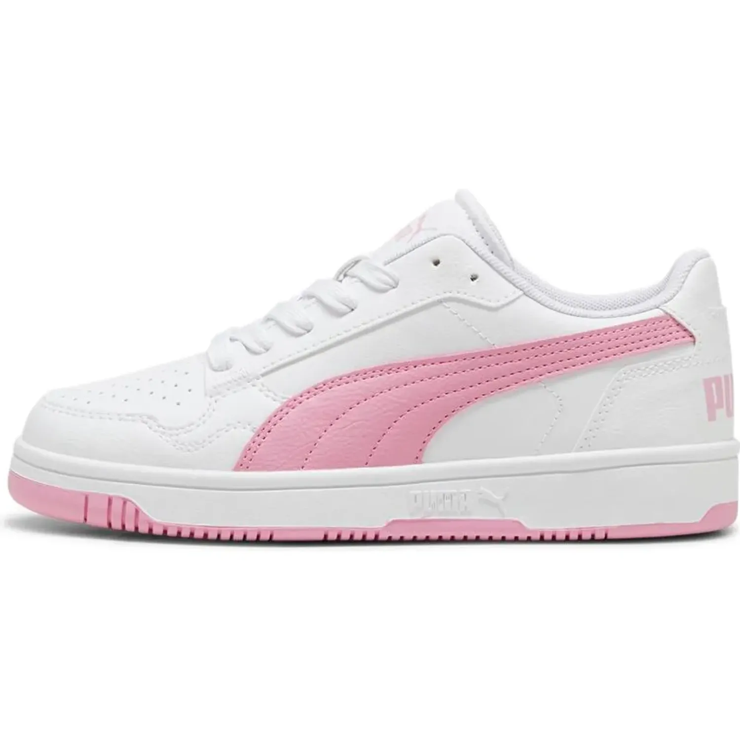 Zapatillas Puma Urbanas Juvenil Reb-L Jr color blanco / rosado | Platanitos